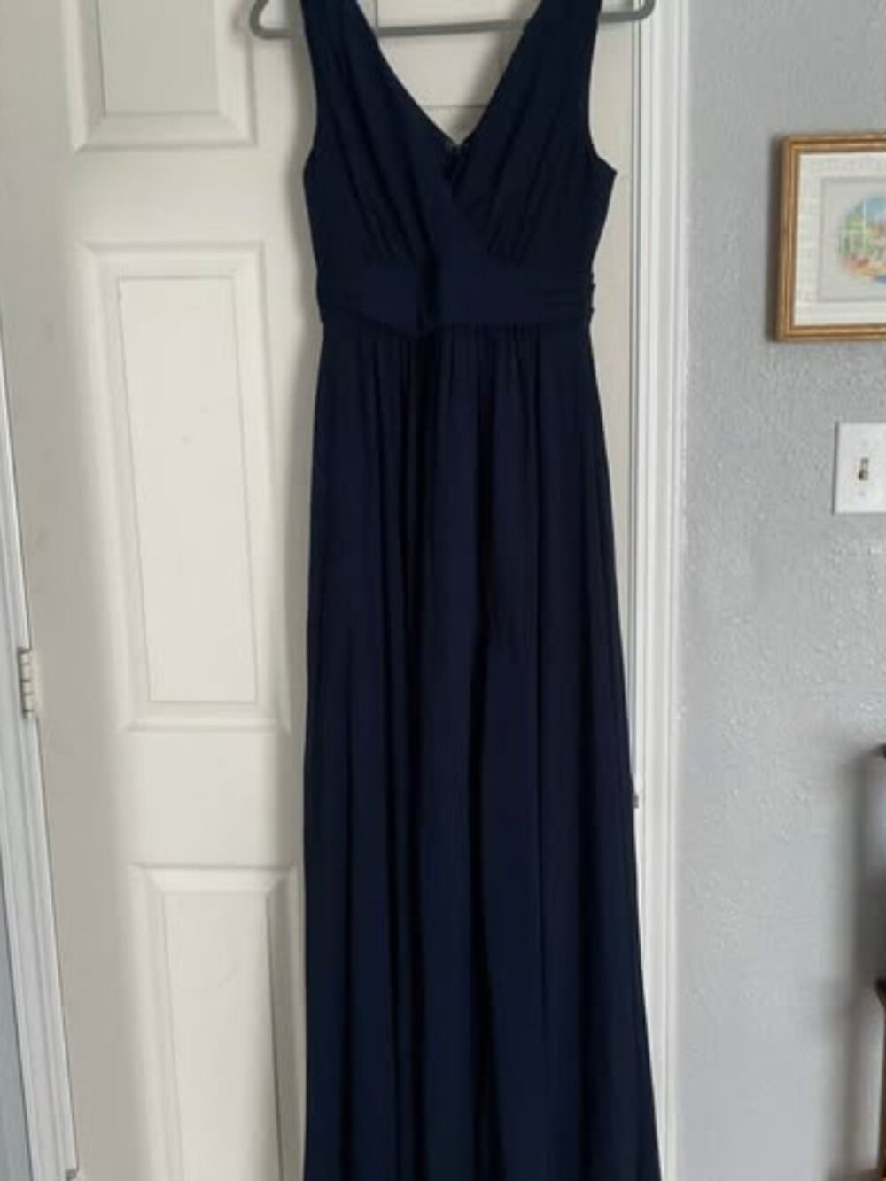 LuLus Thoughts of Hue Navy Maxi Dress
